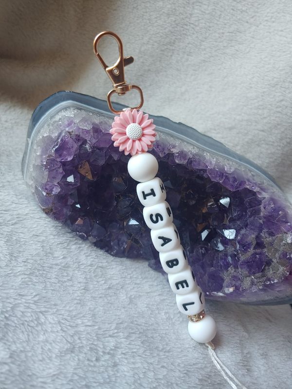 🔠 Llavero Personalizado con Nombre – Silicona resistente y colorida ✨