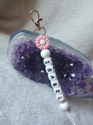🔠 Llavero Personalizado con Nombre – Silicona resistente y colorida ✨
