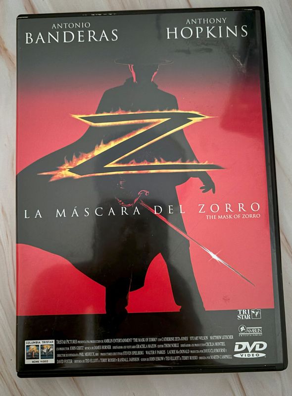 🦸‍♂️ La Máscara del Zorro – DVD