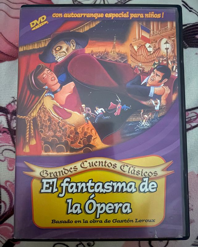 👻 El Fantasma de la Ópera – DVD Infantil / Familiar