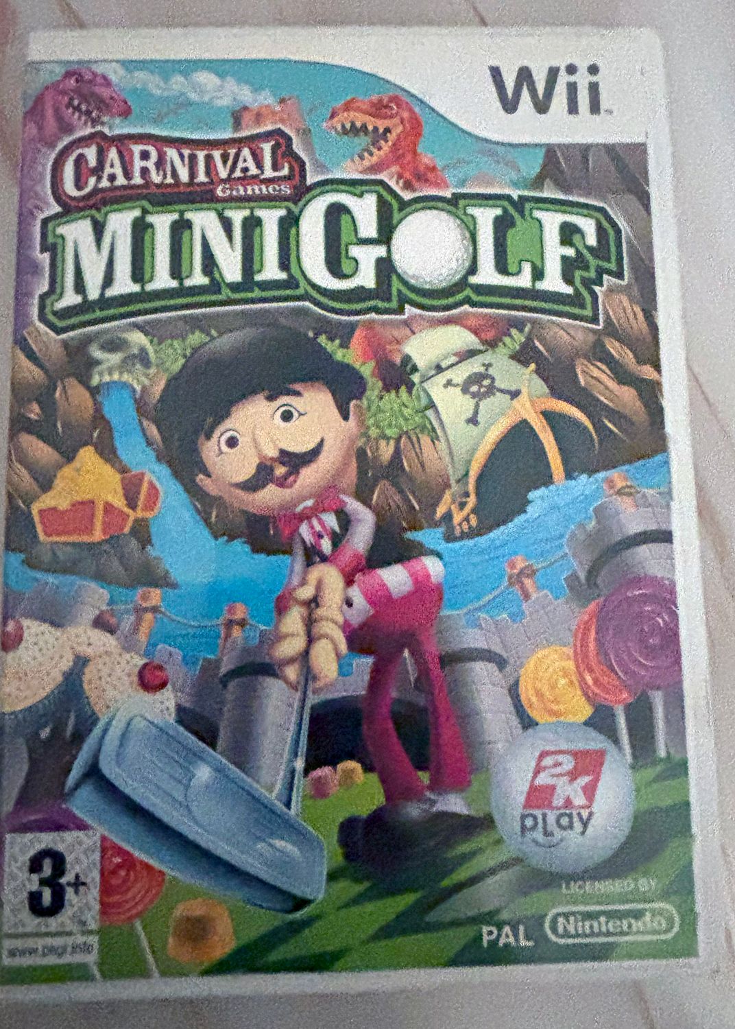 🏌️‍♂️ Carnival Games: Mini‑Golf – Wii (Castellano).