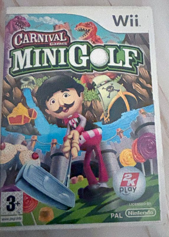 🏌️‍♂️ Carnival Games: Mini‑Golf – Wii (Castellano).