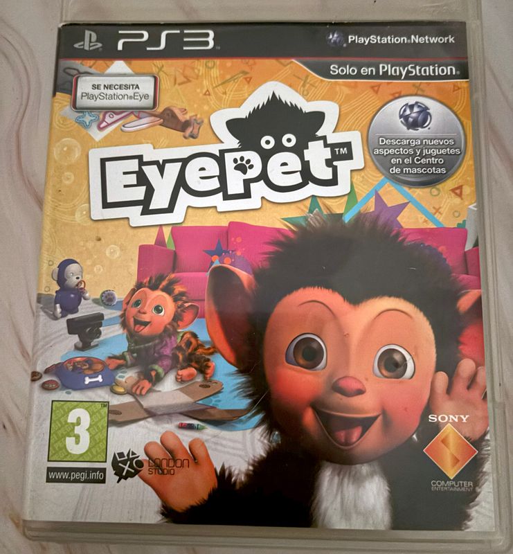 🐾 EyePet – PS3 (Requiere PlayStation Eye)