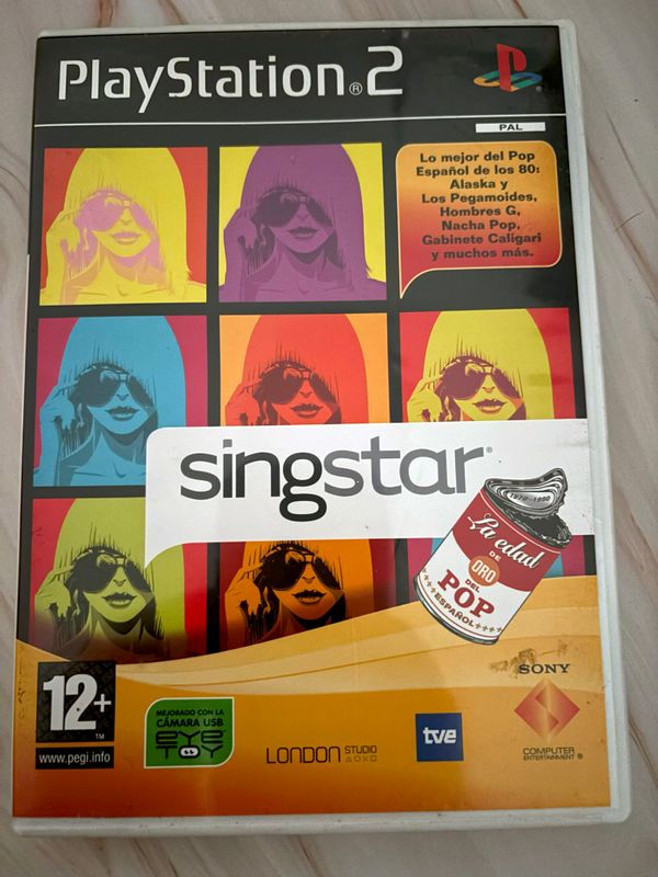 🎤 SingStar – La Edad de Oro del Pop – PS2