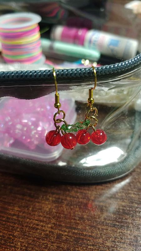 🍒 Pendientes Cereza - Dulce y artesanal
