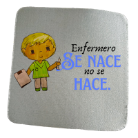 🖱️ Alfombrilla de ratón – “Enfermero se nace, no se hace”