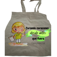 👜 Bolsa de tela – “Curando corazones desde antes que fuera tendencia”