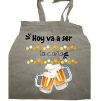 👜 Bolsa de tela – “Hoy va a ser la caña”