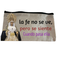 ✨ Estuche – “La fe no se ve, pero se siente cuando pasa ella”
