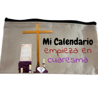 ✨ Estuche – “Mi calendario empieza en cuaresma”