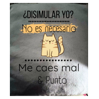 🧽 Paño de cocina – “¿Disimular yo? No es necesario. Me caes mal &amp; punto