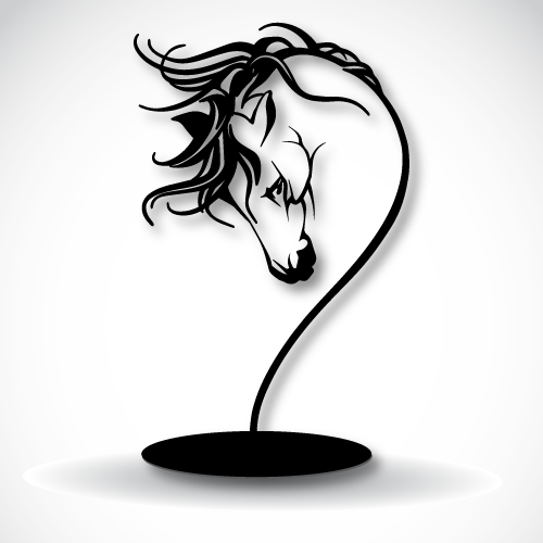 Kylie's Bowing Horse Head Sculpture SB-A-007