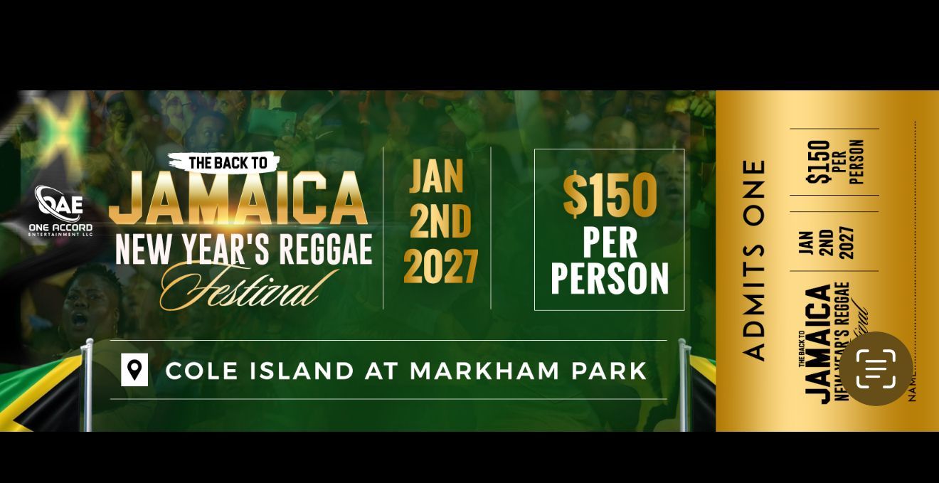 Back To Jamaica (General Attendance) Back To Jamaica (General Attendance)