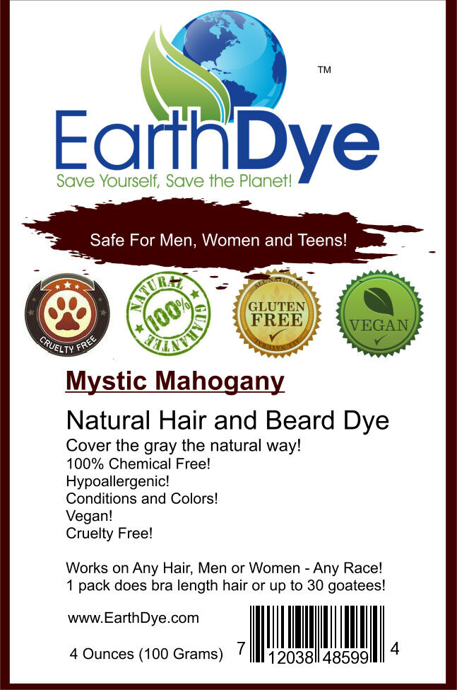EarthDye Mahogany Hair Dye