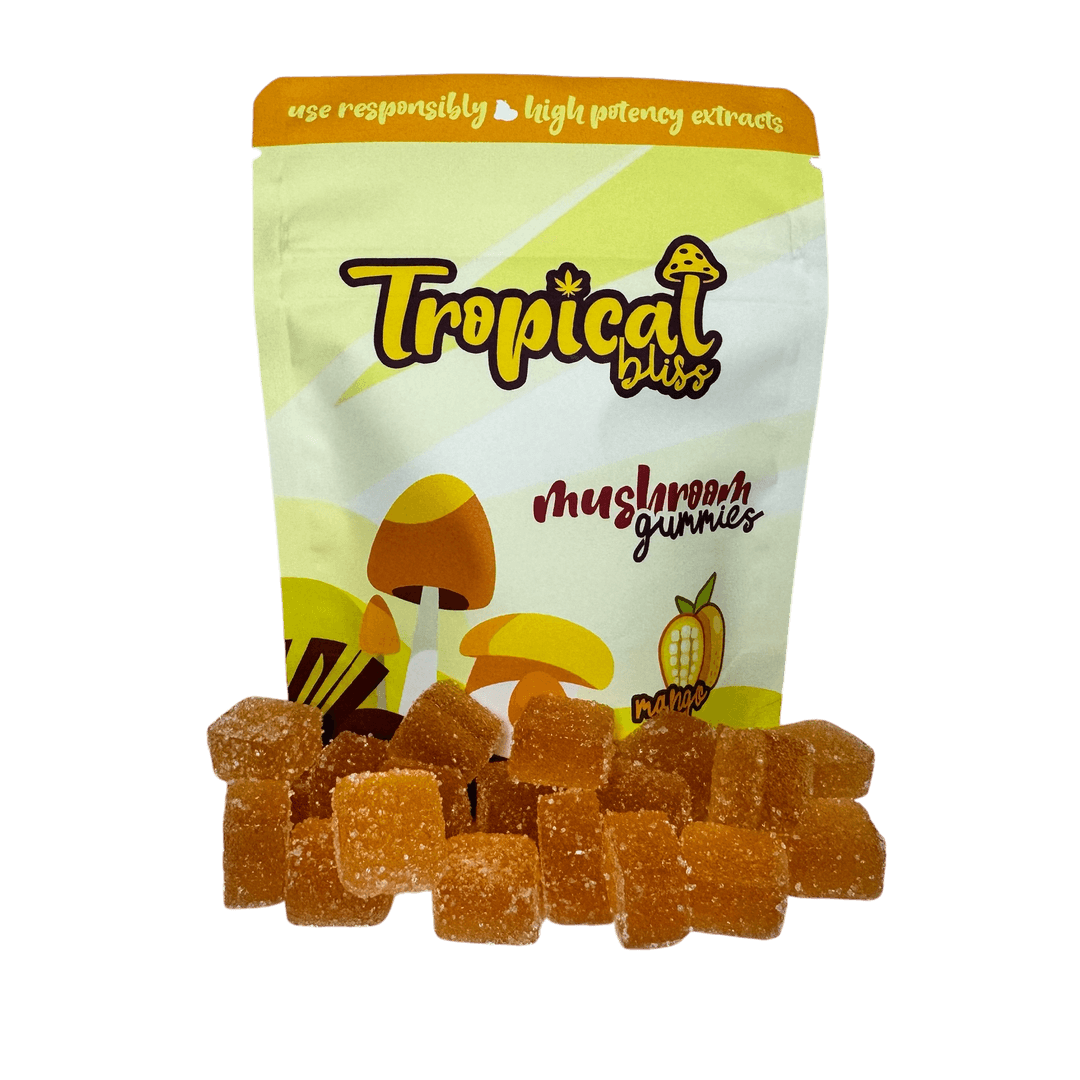 Tropical Bliss Mushroom Gummies - Mango