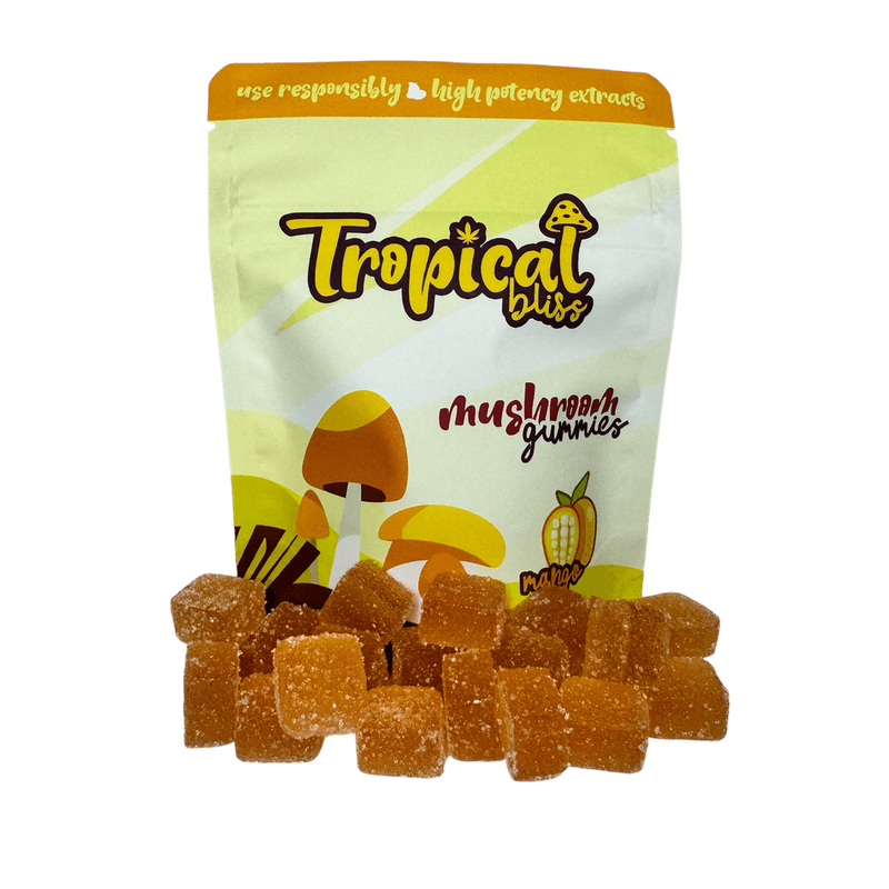 Tropical Bliss Mushroom Gummies - Mango