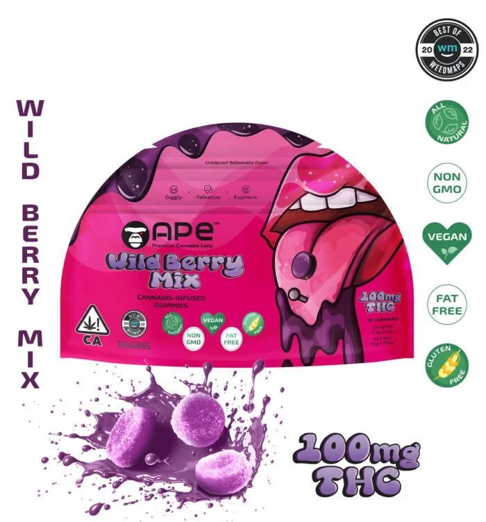 APE Wild Berry Mix — 10 Gummies