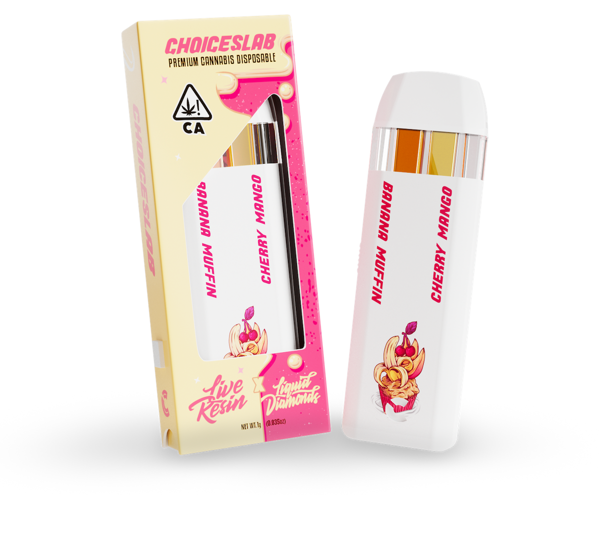 Choices Lab - BANANA MUFFIN X CHERRY MANGO