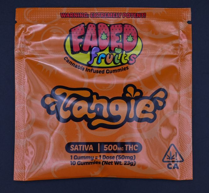 10-Faded Fruits Tangie (S) Gummies -500mg