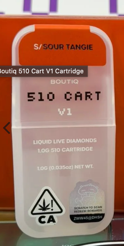 501 Cart Live Diamonds Sour Tangie (s)