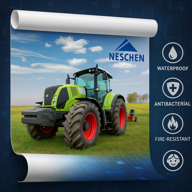 Moderne Traktor Fototapete – beeindruckender Landmaschinen-Druck auf hochwertiger Tapete