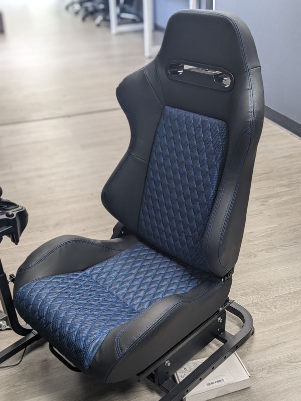 Blue Racing Simulator Chair