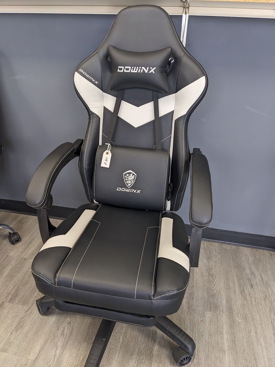 Dowinx Gaming Chair (Black &amp; White)