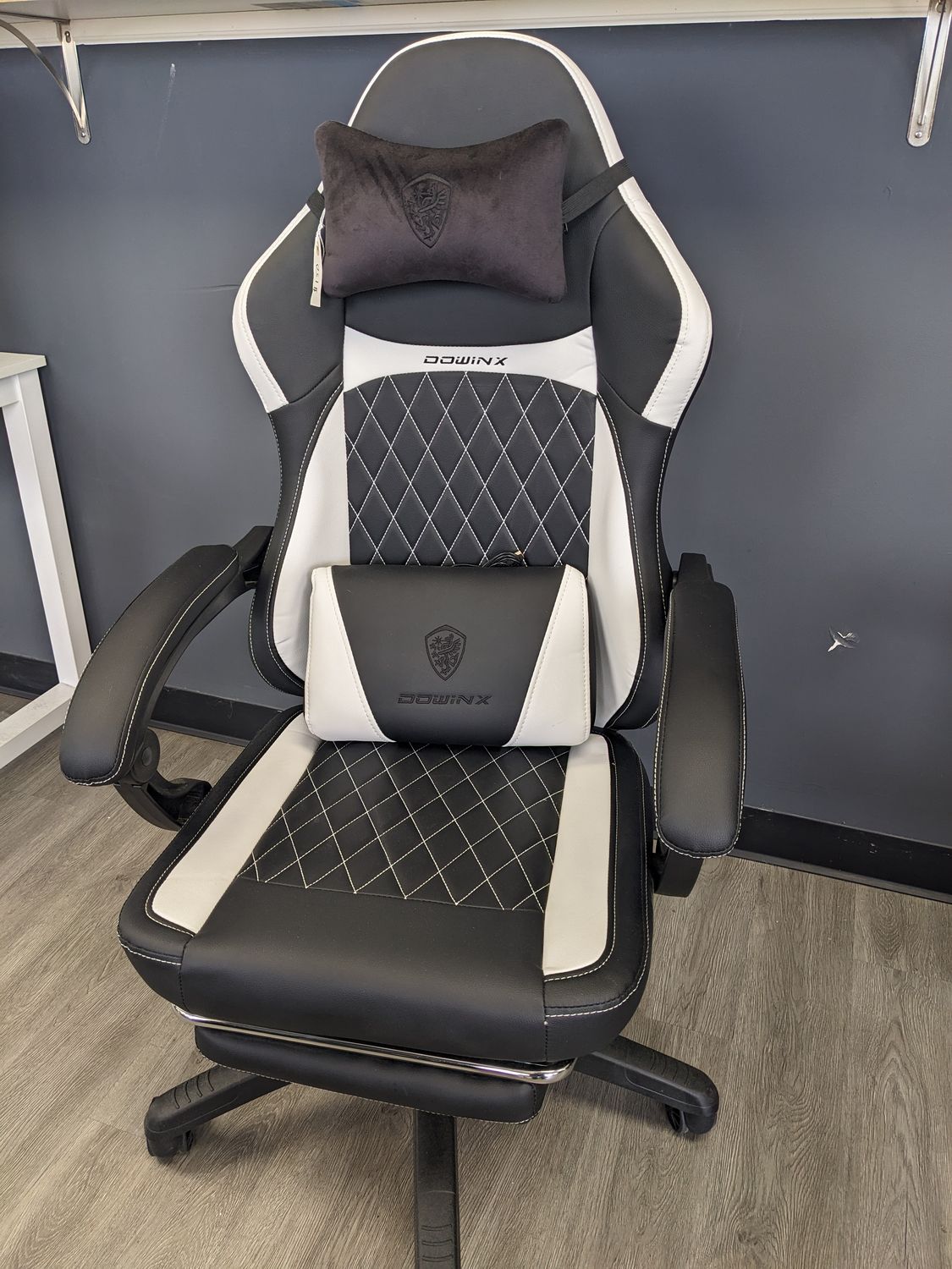 Dowinx Gaming Chair (Black &amp; White)