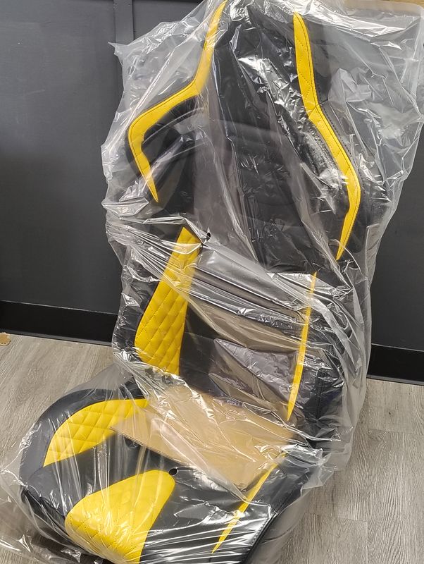 Yellow &amp; Black Racing Simulator Chair