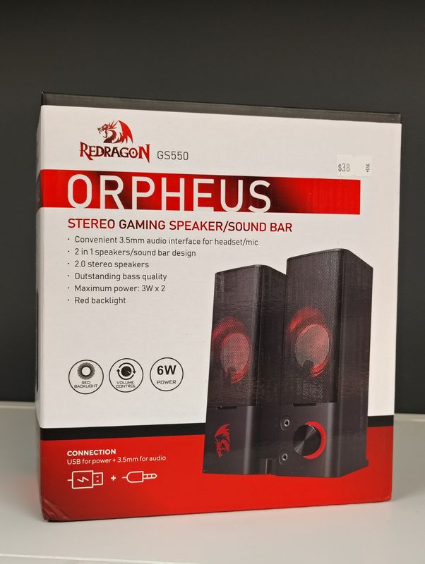 Red Dragon Orpheus Stereo Gaming Speakers