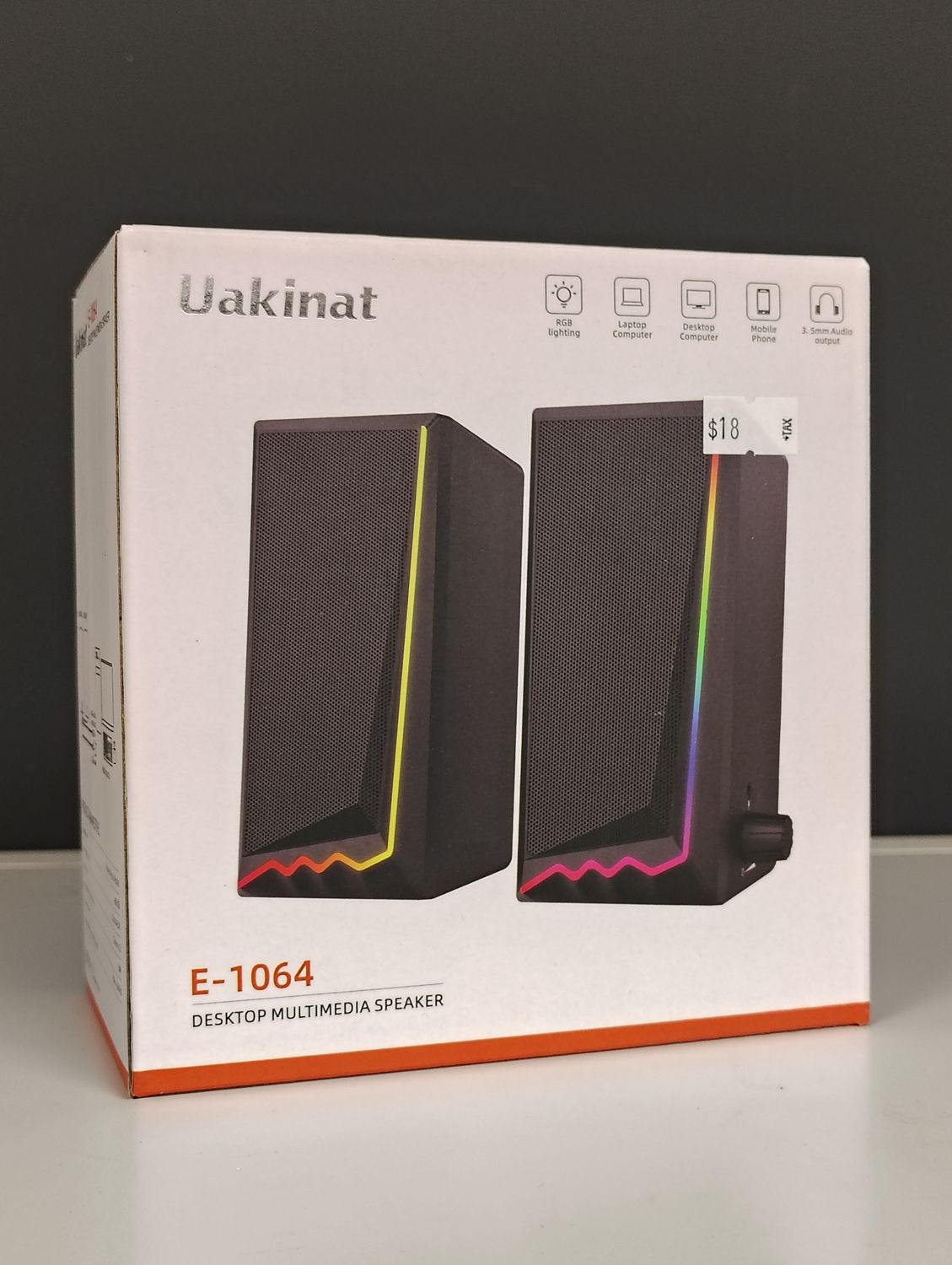 Uakinat Desktop RGB Speakers - E1064