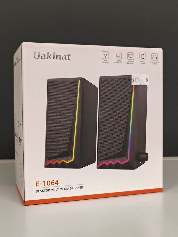 Uakinat Desktop RGB Speakers - E1064