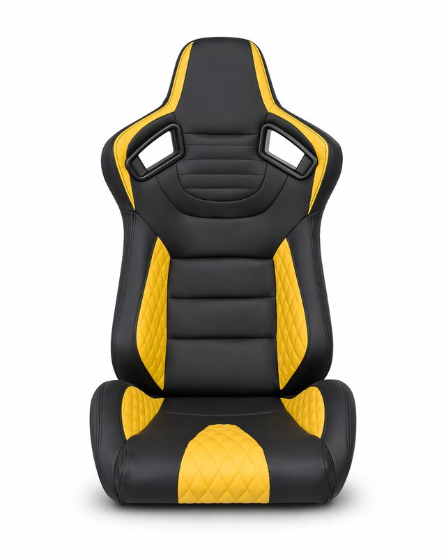 Simulator Seat Black and Gold