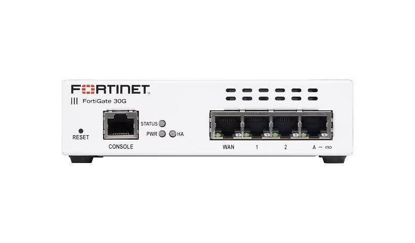 Fortinet FortiGate 30G - security appliance - cloud-managed