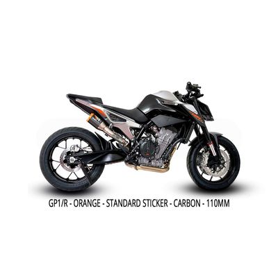 Akrapovic Slip-On Line Black | KTM 790 / 890 Duke | (2018 - 2026
