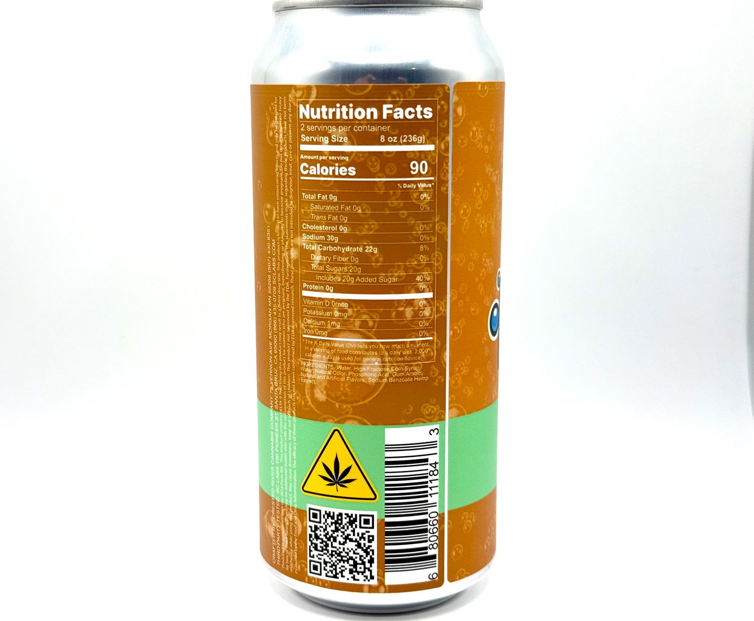 Delta 9 THC - Beverage - Lake Effect Orange Turbo 50mg