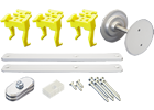 STOREFRONT DOOR MODIFICATION KIT – Clear Anodize