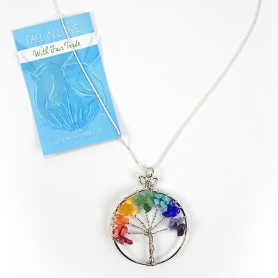 Tree of Life Stone Necklace