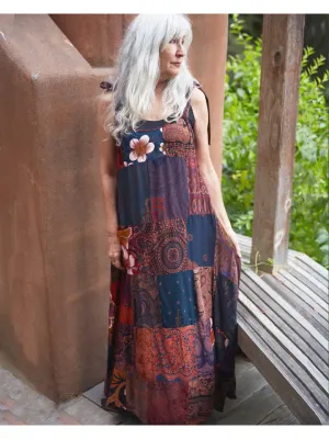 Patchwork Maxi Dress