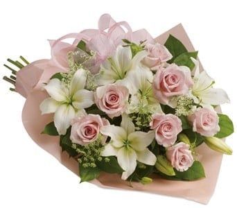 Mixed Roses and Lillies
