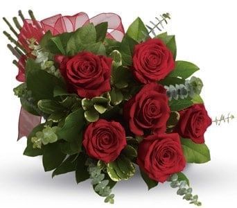 Half Dozen Red Roses