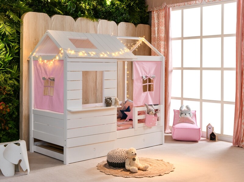 Windsor House Bed for Kids with Drawer