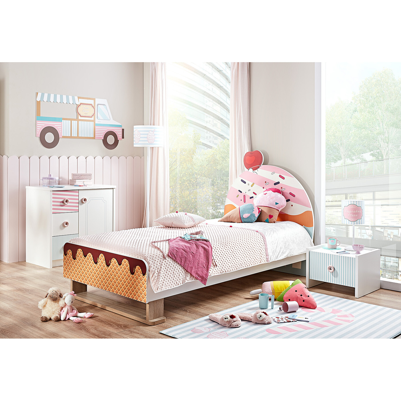 Cake House Single Bed for Kids