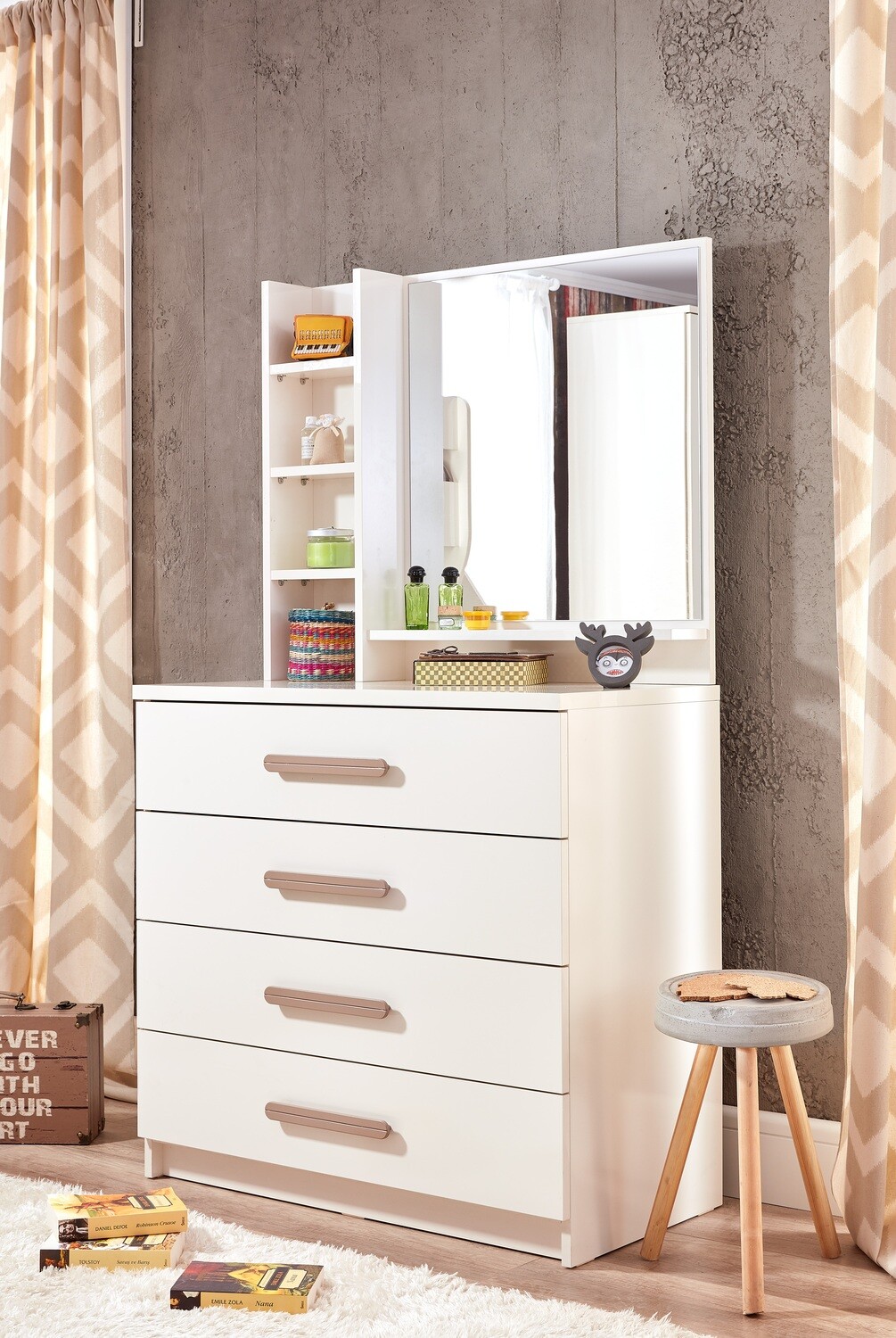 Joy In Drawer Cabinet with Mirror