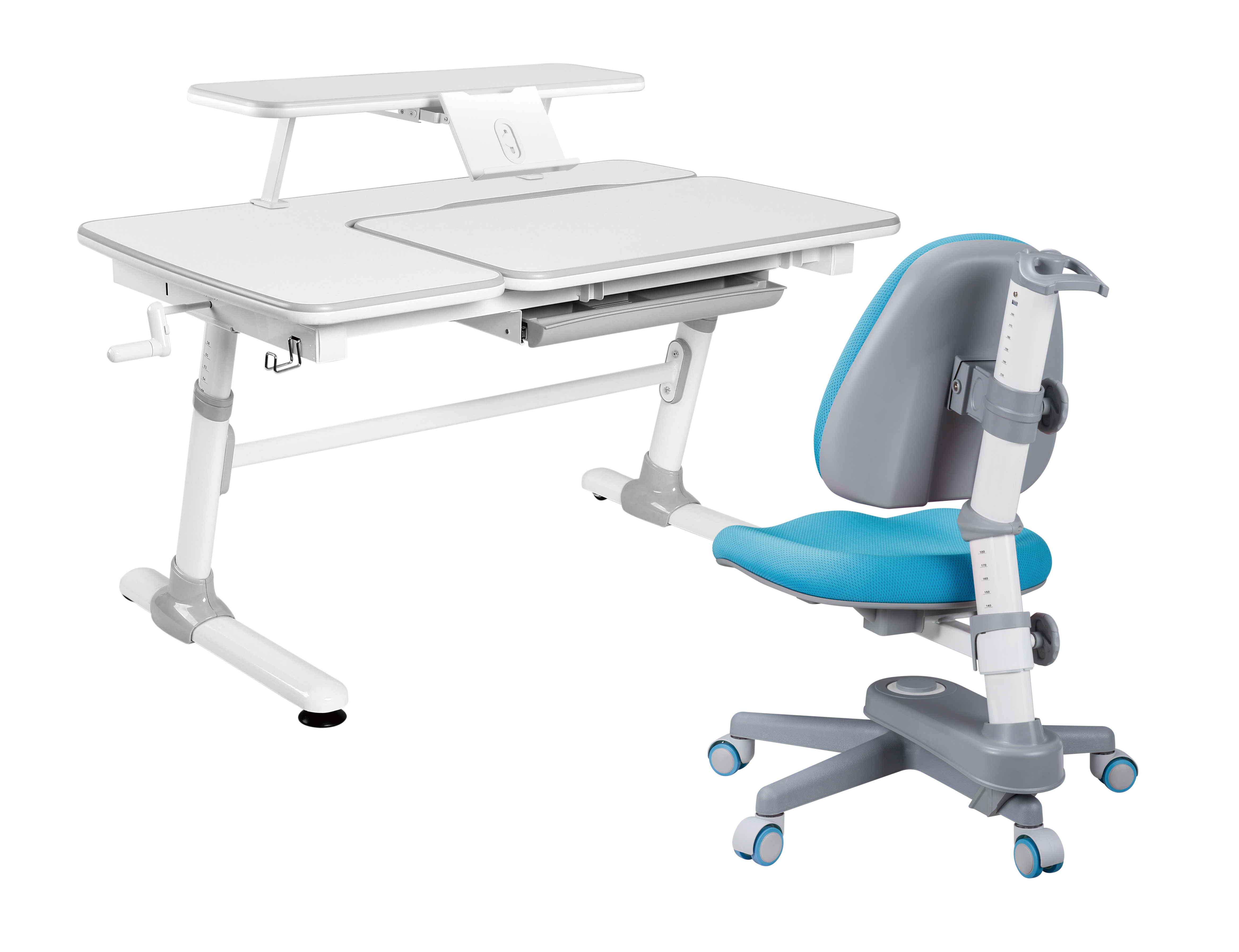 kidomate height adjustable study table and chair