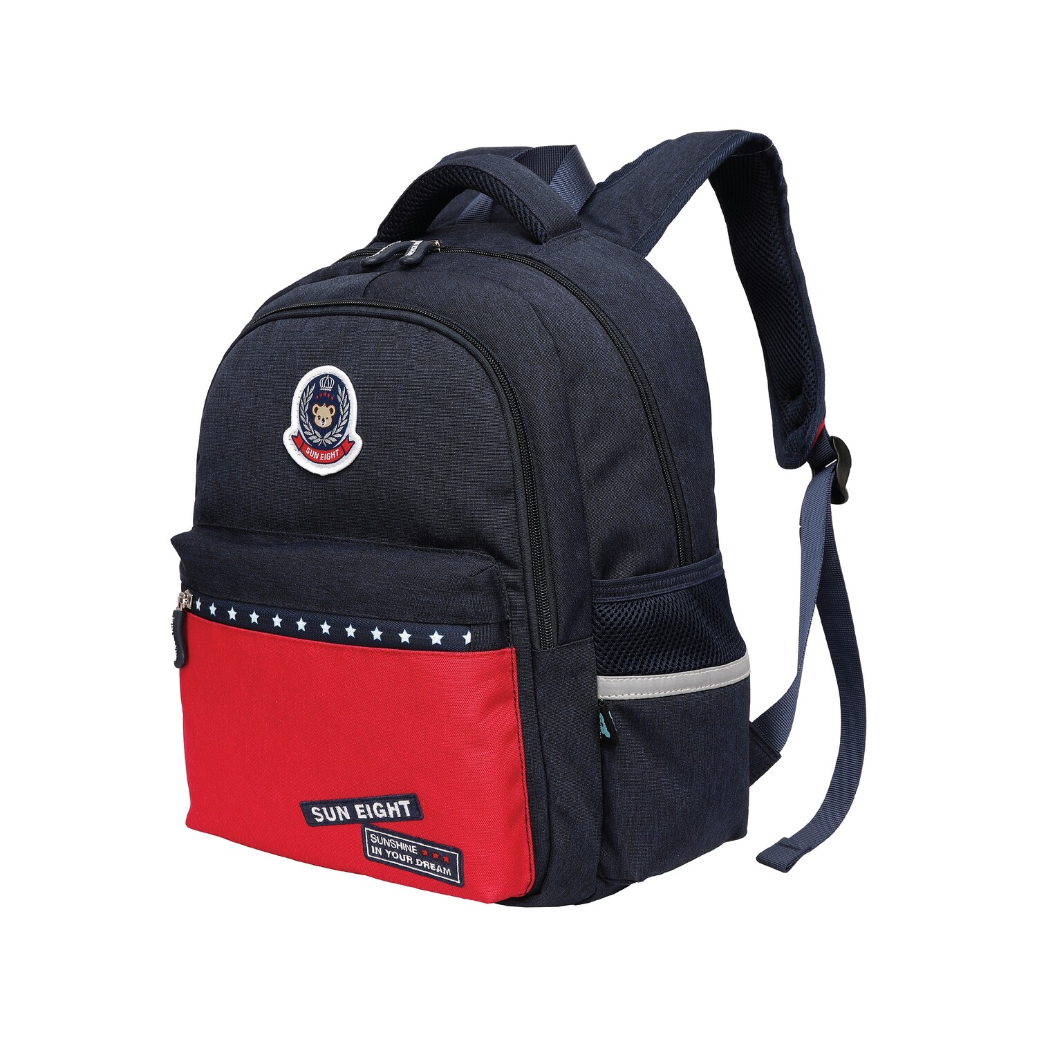 Blue and Red Backpack for Kids (Primary Grade)