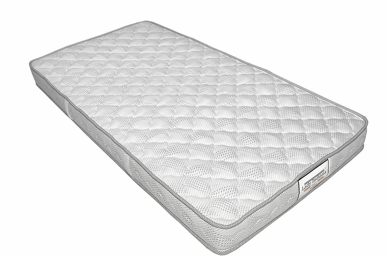 Kids Single Bed Latex Mattress - Grey White - 5&quot; thickness