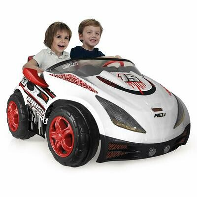 INJUSA Two Seater iMove REV 12V Car with Mobile Control Application for Kids