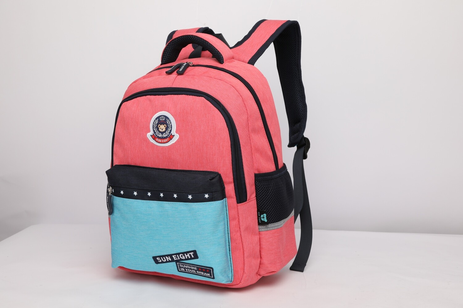 Pink and Blue Kids Backpack (Nursery Grade)