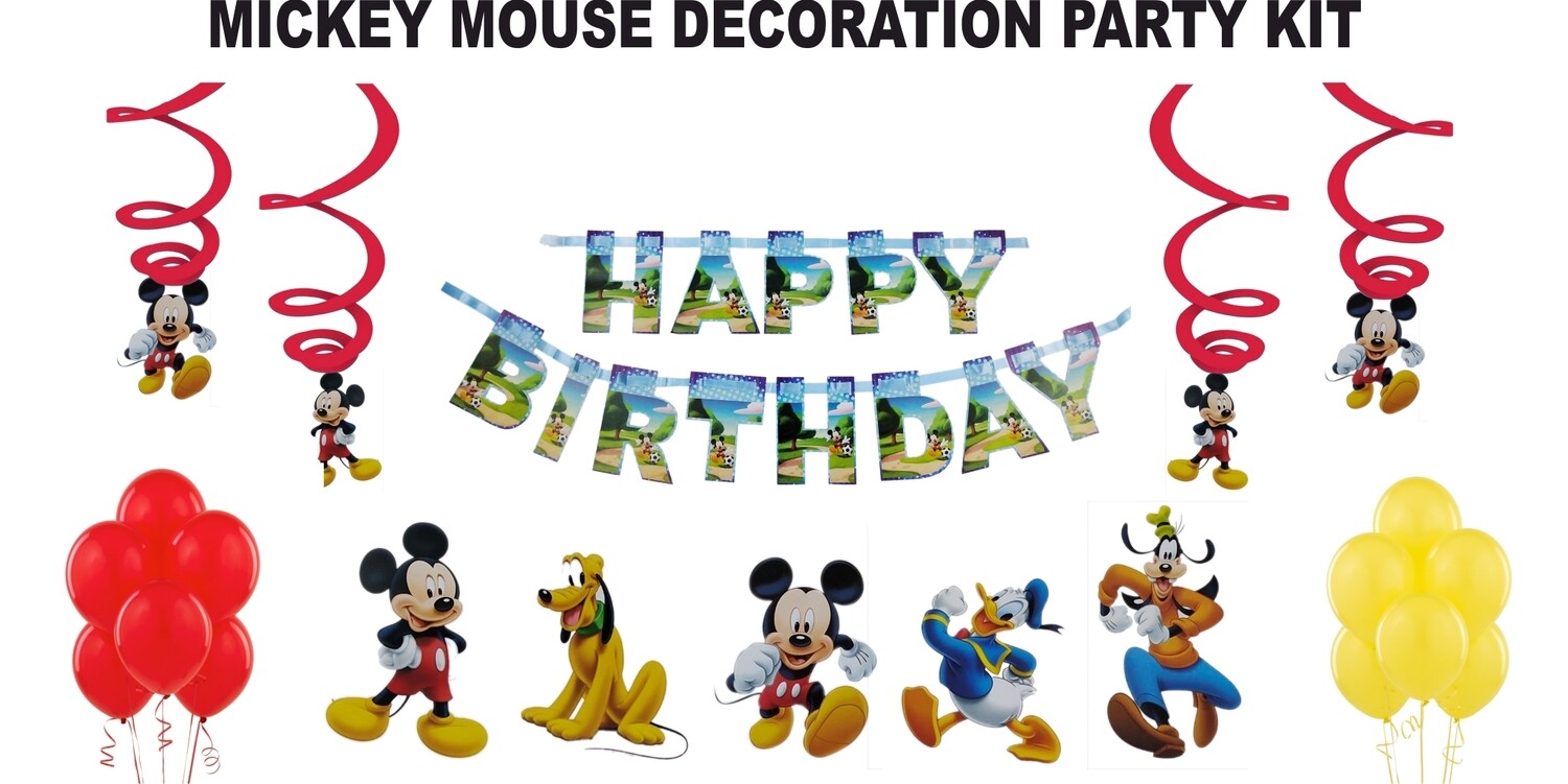 Untumble Mickey Mouse Birthday Party Pack